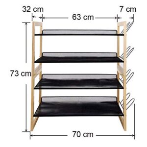 DINGZZ Shoe Rack， Household Economic Shoe Rack Assembly Furniture Simple Dormitory Storage Shoe Rack Five-Layer Multipurpose