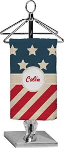 rnk shops stars and stripes finger tip towel - full print (personalized)