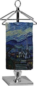 rnk shops the starry night (van gogh 1889) finger tip towel - full print