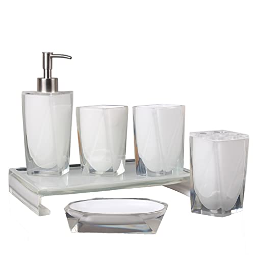 WYKDD Toothbrushing Cup Mouthwash Cup Set Bathroom Set European Bathroom Bathroom Washing Set