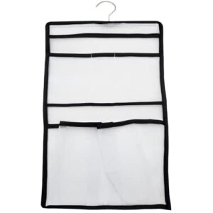 Brentmoor Mesh 5 Pocket Hanging Shower Caddy 12in x 20in - Over the Door Or Shower Curtain Organizer, Perfect For The Gym, Your Next Cruise, RV Or Camping Trip