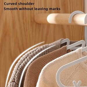 YASEZ 12pcs Simple Household Children's Clothes Racks Plastic Seamless Anti-Skid Support Small Multifunctional Storage Hanger for Baby (Color : D, Size : 29 * 1 * 15cm)