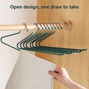 YASEZ Practical Coat Hanger Metal Clothes Peg Organizer Multifunctional Space-Saving Ended Coat Hanger (Color : D, Size : 36.5cm x 16cm)