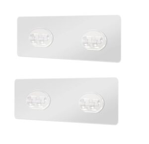 iperlife shower adhesive strips - adhesive hook sticker for shower caddies - 2 pack