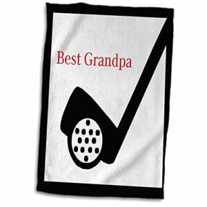 3d rose grandpa n golf twl_19982_1 towel, 15" x 22"
