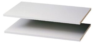 easy track 2 count closet shelves, 24 in-(pack of 2), white