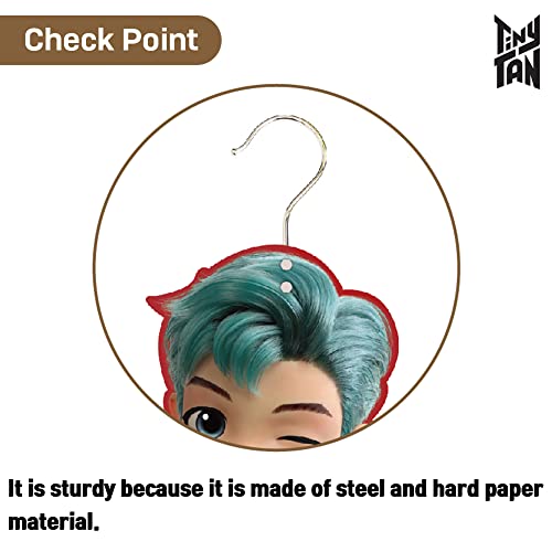 Kpop Merchandise Official Licensed K-POP Merch - TinyTAN Character Clothes Hanger with Steel Hook (j-Hope)