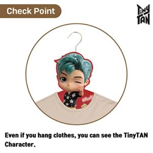 Kpop Merchandise Official Licensed K-POP Merch - TinyTAN Character Clothes Hanger with Steel Hook (j-Hope)