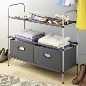 Whitmor Closet Shelves and Drawers - Multipurpose Portable Closet Organization Solution