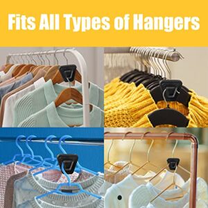 Clothes Hanger Connector Hooks,18 Pcs Clothes Hanger,Space Saving Hanger Hooks,Space Saving Closet Organizers,Wardrobe Organizers and Storage,Space Saving Hanger Extenders for Clothes,Room Essentials