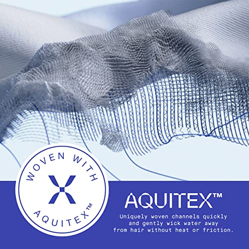 AQUIS Hair Wrap Hair-Drying Tool, Water-Wicking, Ultra-Absorbent Recycled Microfiber