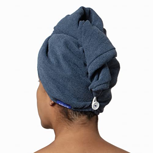 AQUIS Hair Wrap Hair-Drying Tool, Water-Wicking, Ultra-Absorbent Recycled Microfiber