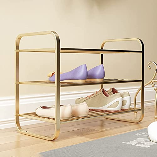 ANIIC Shoe Rack 3-Tier Metal Shoe Rack Storage Organizer Free Standing Shoe Racks Standing for Entryway Hallway Living Room Bedroom Shoe Organizer