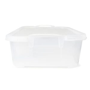 Life Story Clear Stackable Closet Organization & Storage Box, 34 Quart (24 Pack)