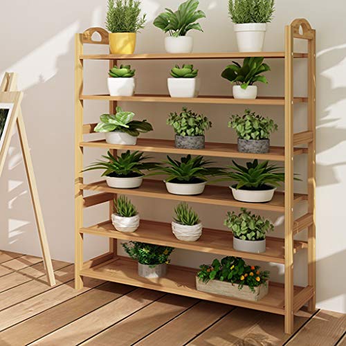 Shoe Bench Shoe Rack 8-Layer Solid Wood Dustproof Wooden Shoe Cabinet for Home Dormitory (Size : 80cm)