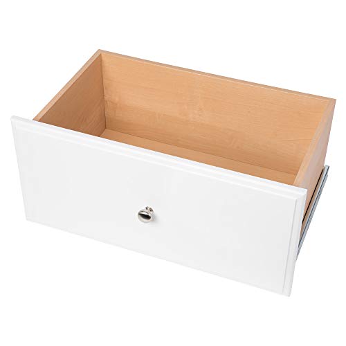 Easy Track 12" Drawer Closet Storage, White