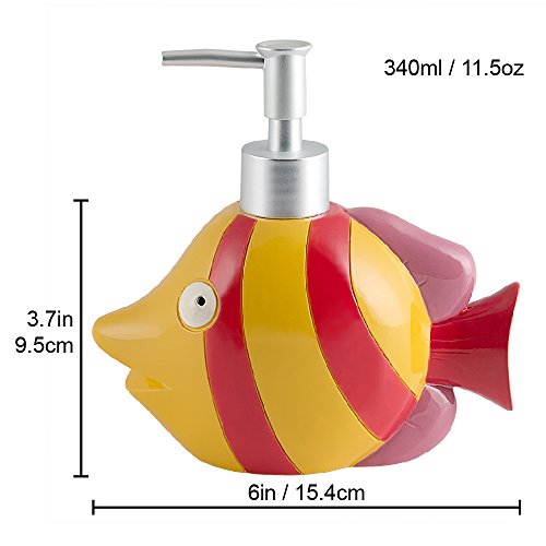 Allure Home Creation Fish Tails 4-Piece Bathroom Accessory Set