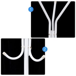 DOUBAO Hanger Standing Tree Coat Clothes Hat Floor Metal Stainless Jacket Stand Steel Organizer Garment Hanging Clothing