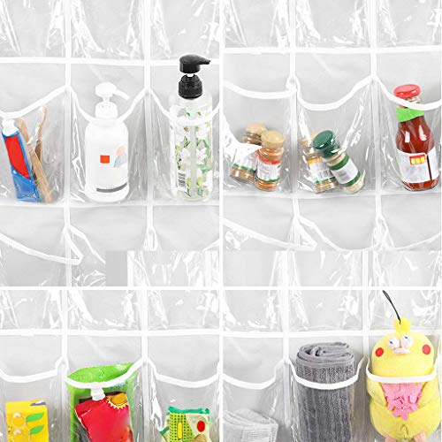 Cafuvv Over The Door Shoe Organizer Pockets Shoe Rack Clear Hanging Holder For Bedroom HP9