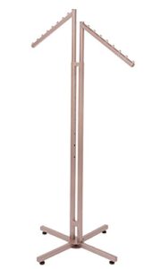 sswbasics rose gold 2-way clothing rack with slanted arms