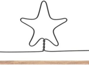 Ackfeld 12in Powder Coated Star Hanger, 12"