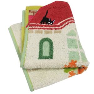 Studio Ghibli Kiki's Delivery Service Face Towel Cotton Flower bed Walk Jiji