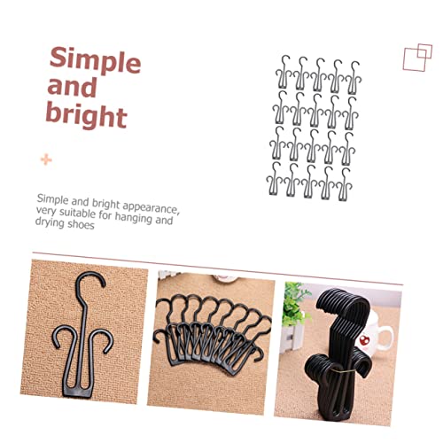 Cabilock 80 pcs Slippers Connectable Space Drying Household Accessories Organizers Storage for Double Hooks Wall Slipper Clo Hanging Mall Plastic Decorative Display Hook Supermarket Home