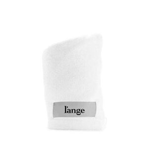 l'ange hair wrap towel fast-drying - pink microfiber hair wrap towels for women, no frizz hair towel for curly, long, thin, short hair, absorbent towel for sleeping, showering, msrp $20 (white)