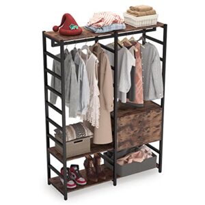 LITTLE TREE freestanding Closet Rack, Rustic