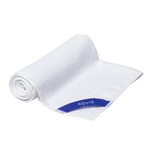 aquis towel hair-drying tool, water-wicking, ultra-absorbent recycled microfiber