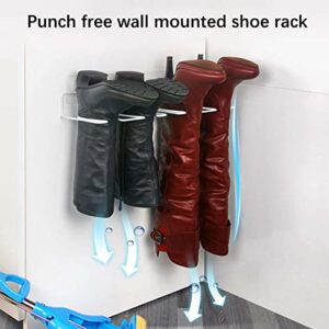 Shoe Racks, High Boots, Wooden Boots Storage Racks, Plastic Shoe Racks, Scalable Shoe Storage Organizers, Bedroom Entrance Shoe Rack Storage, Independent Shoe Rack for The Bedroom,Black