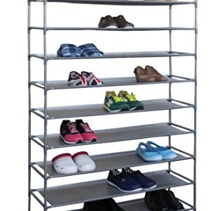 Home Basics Free-Standing Shoe Rack (10-Tier Wide) [Kitchen]