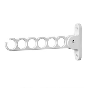 Spectrum Hanger Holder Color: White (Size: 11 3/4" H x 2 " W x 1 1/4" D) - 2 Count