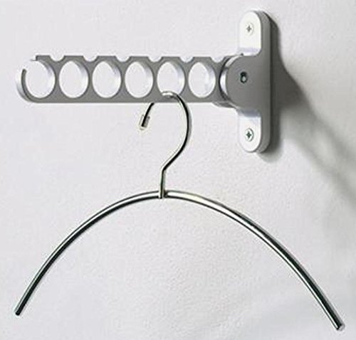 Spectrum Hanger Holder Color: White (Size: 11 3/4" H x 2 " W x 1 1/4" D) - 2 Count