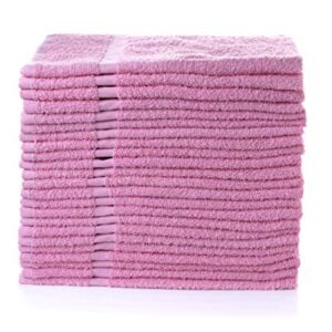 Simpli-Magic Cotton Set, Hand Towels, 16” x 27”, Pinky, Pack of 12