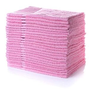 Simpli-Magic Cotton Set, Hand Towels, 16” x 27”, Pinky, Pack of 12