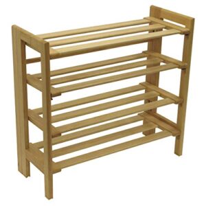 winsome wood clifford storage/organization, natural