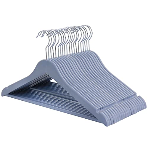 Elama Home 20 Piece Eco Friendly Coat Hangers in Blue (ELH-20)