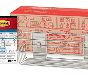 Command Shower Caddy with Water Resistant Command Strips, Easy to Open Packaging