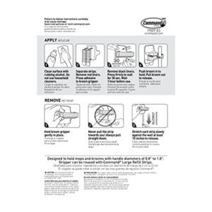 Command Shower Caddy with Water Resistant Command Strips, Easy to Open Packaging