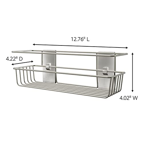 Command Shower Caddy with Water Resistant Command Strips, Easy to Open Packaging