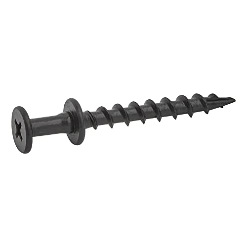 National Hardware N260-126 Bearclaw Hangers Double Headed Screws for Multi Purpose Wall Hanging Projects Up to 30 LBS in Drywall, Black Oxide