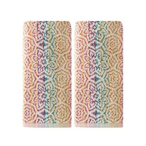 skl home by saturday knight ltd. rhapsody 2 pc hand towel, multicolored