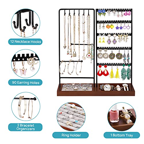 Vtopmart Makeup Organizer and Earring Organizer