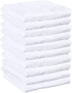 soft textiles white spa towels for facials - salon towels/hand towels bulk/facial towels for estheticians soft/toallas para salon de belleza / 16 x 27 inches/pack of 12