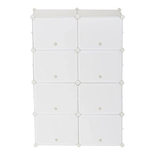 NA 7-Tier Portable 28 Pair Shoe Rack Organizer 14 Grids Tower Shelf Storage Cabinet Stand Expandable for Heels, Boots, Slippers, White