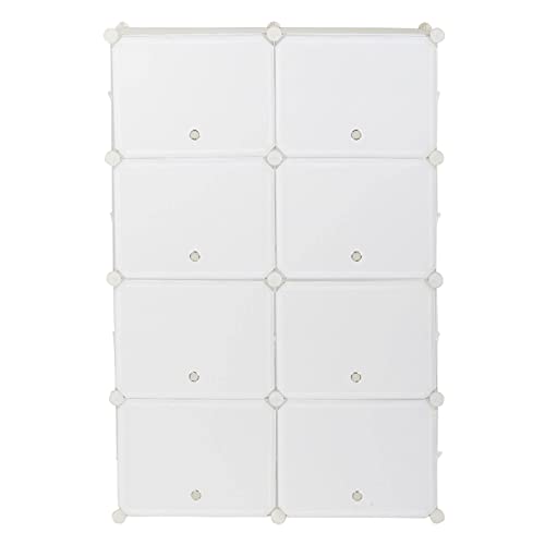 NA 7-Tier Portable 28 Pair Shoe Rack Organizer 14 Grids Tower Shelf Storage Cabinet Stand Expandable for Heels, Boots, Slippers, White