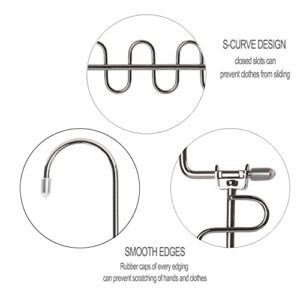 Magicool Hanger 4 Pack Update Metal Magic Cascading Hanger Space Saving Hangers Closet Organizer Clothes Organize Space Saver