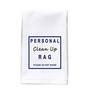 personal clean up rag naughty funny wash towel for boyfriend huaband adult humor gift (personal clean up rag)