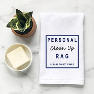 Personal Clean Up Rag Naughty Funny Wash Towel for Boyfriend Huaband Adult Humor Gift (Personal Clean Up Rag)